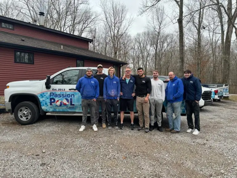 The Passion Pool Care crew and service trucks, Murfreesboro, TN